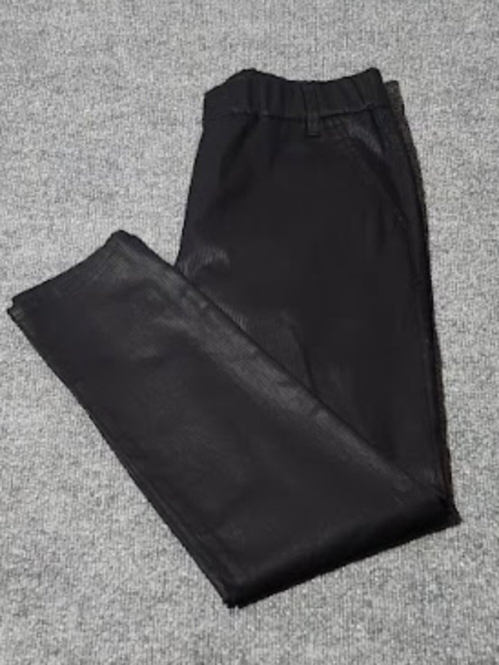 Bevy Flog Women's Elastic Waist Tapered Ankle Pull-on Pants Size 29 Black